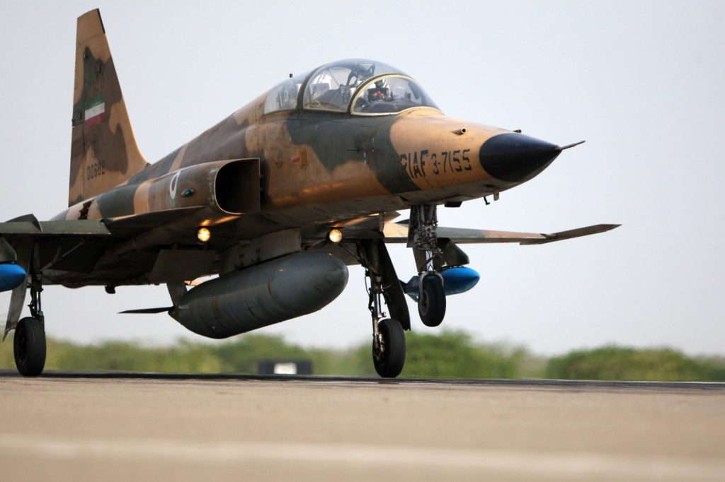 irans-f-5-fighter-jet-lands-in-chabahar-city-south-of-iran-news-photo-88643009-1549912007