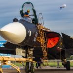В Сеть выложили качественные фотографии с первого публичного статического показа истребителя Су-47