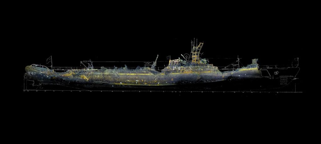uss-grunnion-stern-section