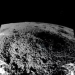 Китайский луноход прислал новые снимки странного вещества, найденного в одном из кратеров