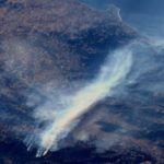 Спутник сфотографировал разрушительные пожары в Калифорнии
