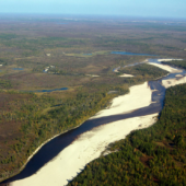 Река Пур в Ямало-Ненецком автономном округе