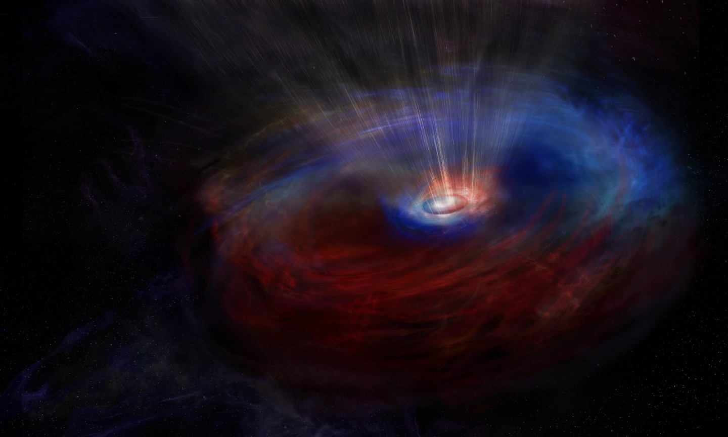 «Аномальная» галактика M 77: взгляд художника