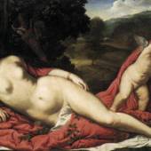 Парис Бордоне, «Спящая Венера с купидоном», 1550-е гг.