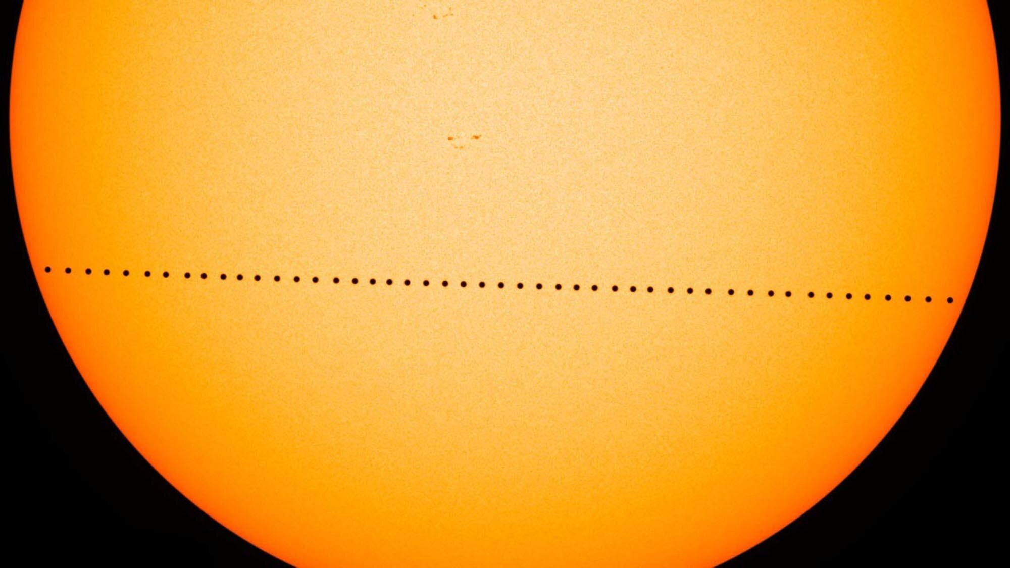 Прохождение Меркурия по диску Солнца