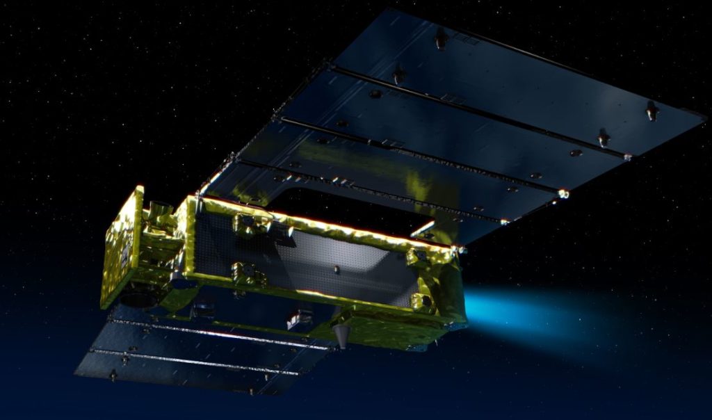 Испытательный спутник «Цубамэ» / © JAXA