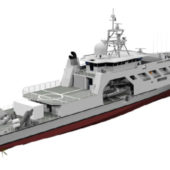Проектное изображение патрульного корабля