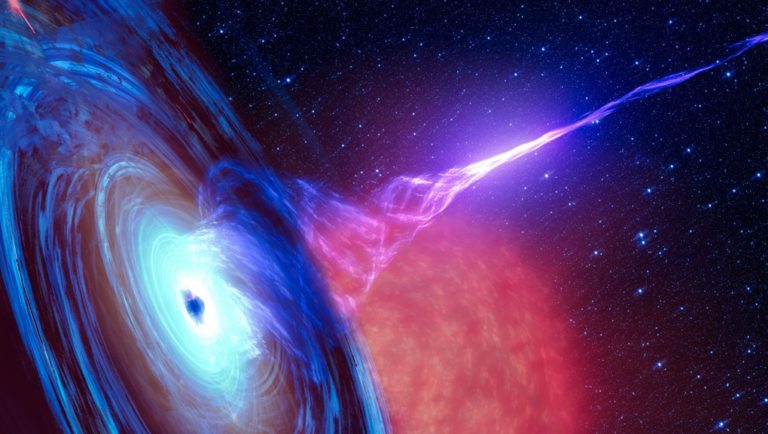 Слияние черной дыры и нейтронной звезды могло сопровождаться довольно серьезными вспышками, но только гравитационная астрономия позволяет обнаружить такое событие за сотни миллионов лет от нас / ©mic.com