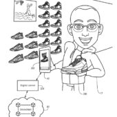 Рисунок из патента на блокчейн-кроссовки