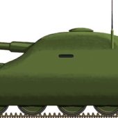 Советский танк в представлении художника