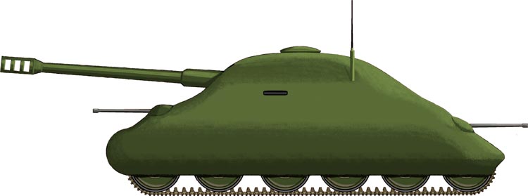 Советский танк в представлении художника