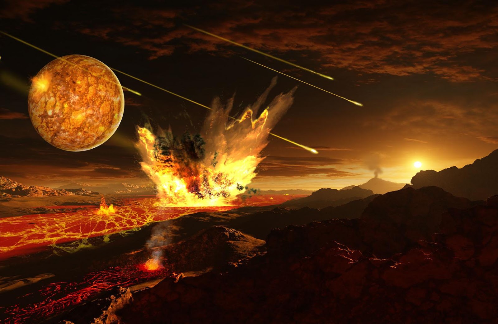Тектонику плит на Земле мог запустить удар астероида