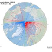Движение северного магнитного полюса