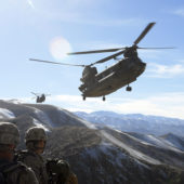 Американские CH-47 в Афганистане. 2008 год.