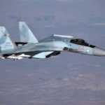 Су-35С эскортировал борт президента России с арсеналом новых и старых ракет