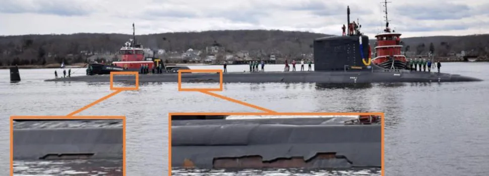 Повреждения SSN 788 Colorado / ©warisboring