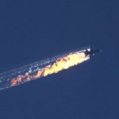 Российский Су-24, сбитый над Сирией 24 ноября 2015 года. В России это событие на официальном уровне назвали «ударом в спину» / ©Wikimedia Commons