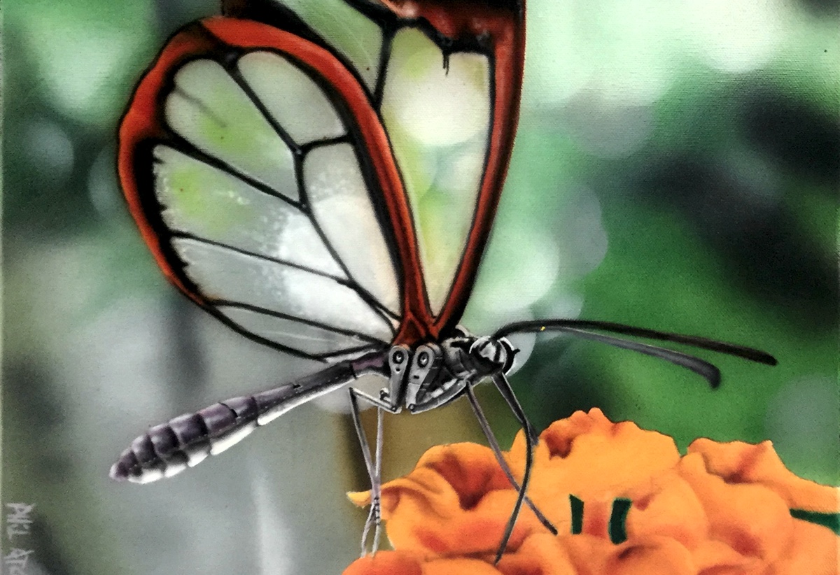 Прототип крыла для роботов-насекомых взмахивает на свету