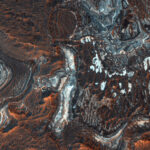 Фото: марсианская система гигантских каньонов Долины Маринер