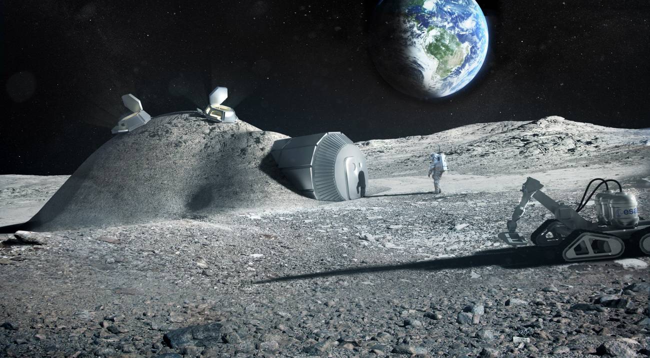 Моча астронавтов упростит строительство лунной базы