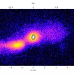 Ученые впервые получили фото рождения плазменного джета, образовавшегося при столкновении двух галактик