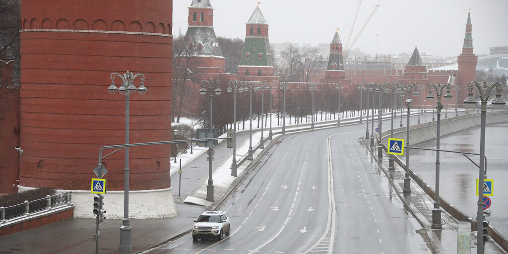 Опустевшая Москва