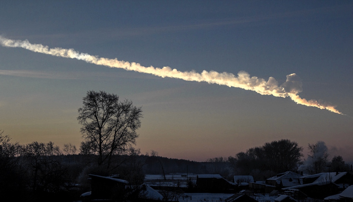 В 2013 году небольшой астероид взорвался над Челябинском
