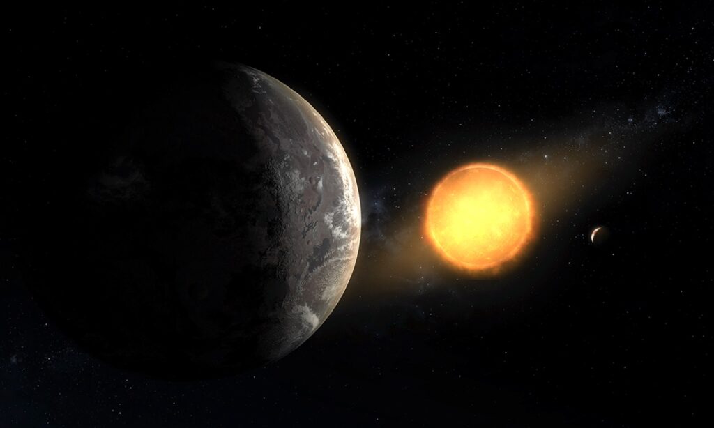 Экзопланета Kepler-1649c: взгляд художника