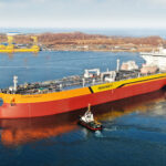 В России спустили на воду первый танкер нового поколения класса «Афрамакс»