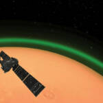 Зонд ExoMars TGO впервые увидел зеленое свечение кислорода в атмосфере Марса