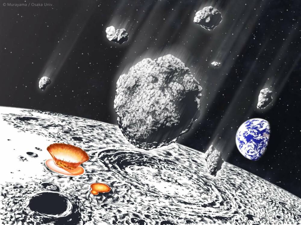 На Луне нашли свидетельства древнейшей метеоритной бомбардировки Земли