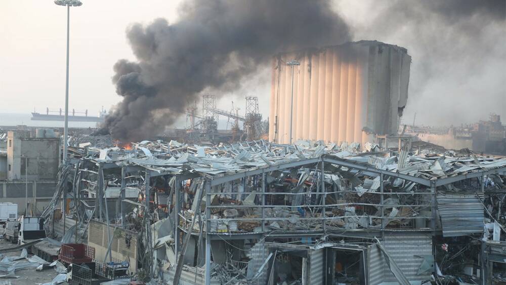 Последствия взрыва в Бейруте / © «Лента.ру»