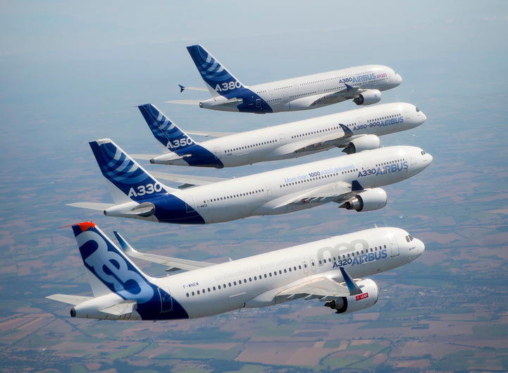 Airbus испытает полет птичьим клином для экономии топлива