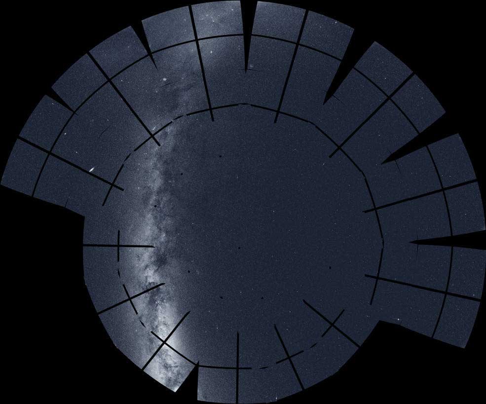 Обзор неба телескопом TESS