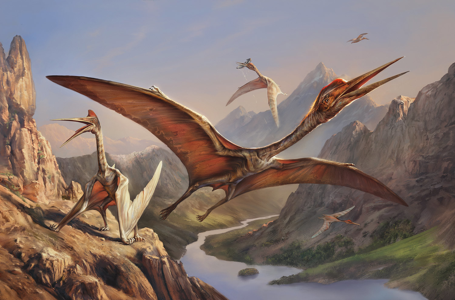 Выяснилось, как птерозавры учились летать