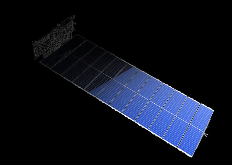Панель солнечных батарей спутника Starlink