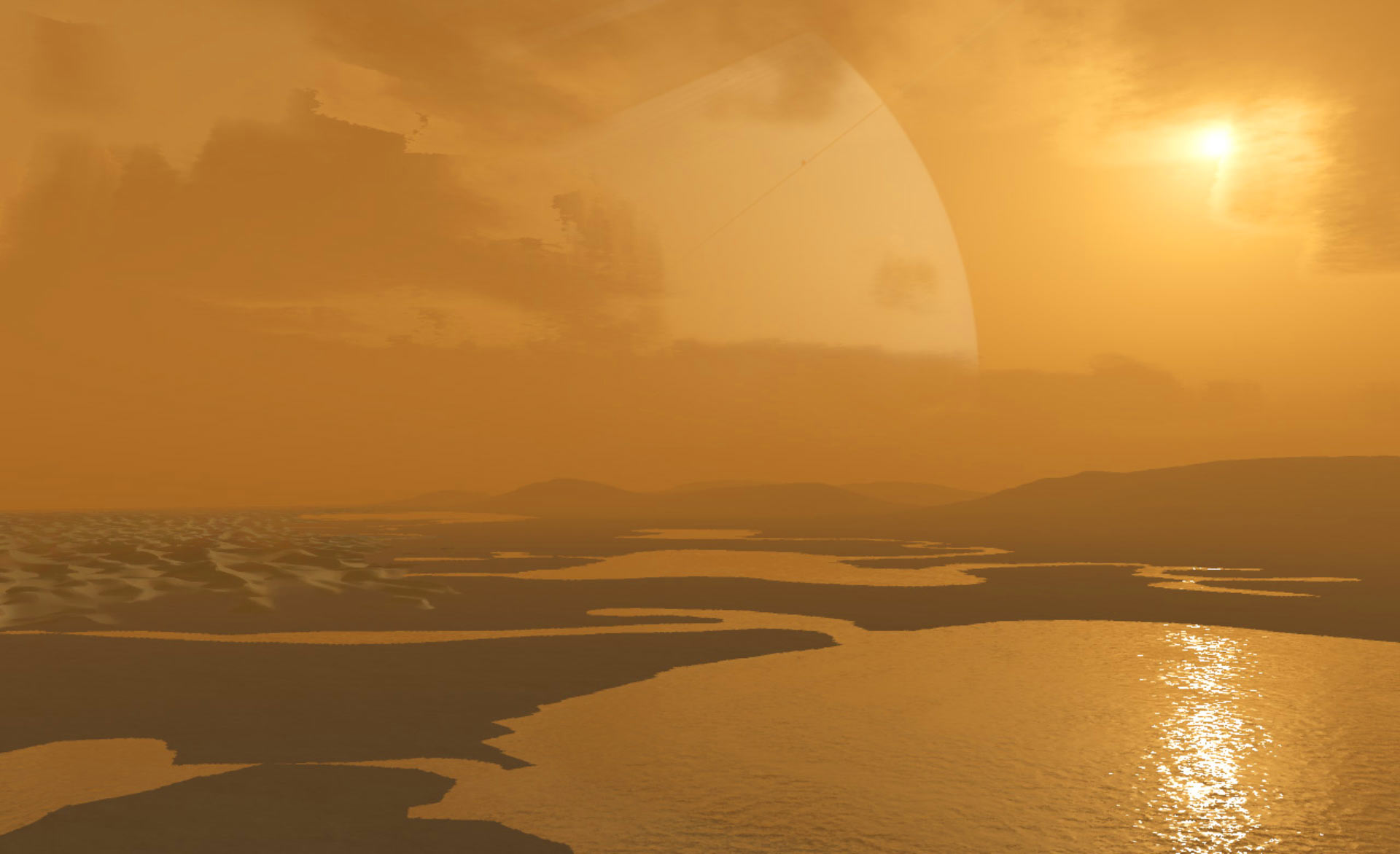 Пейзаж Титана глазами художника