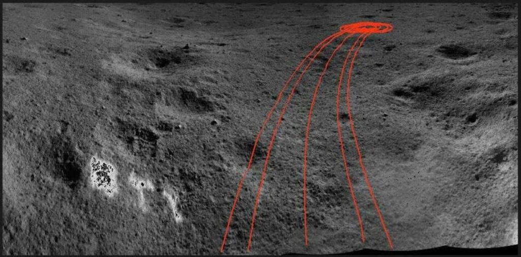 Китай показал новые фото и 3D-модель лунной поверхности вокруг «Юйту-2»