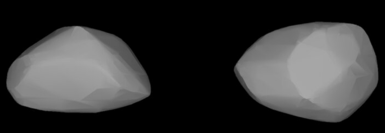 Модель астероида Апофис, построенная на основе анализа кривых блеска