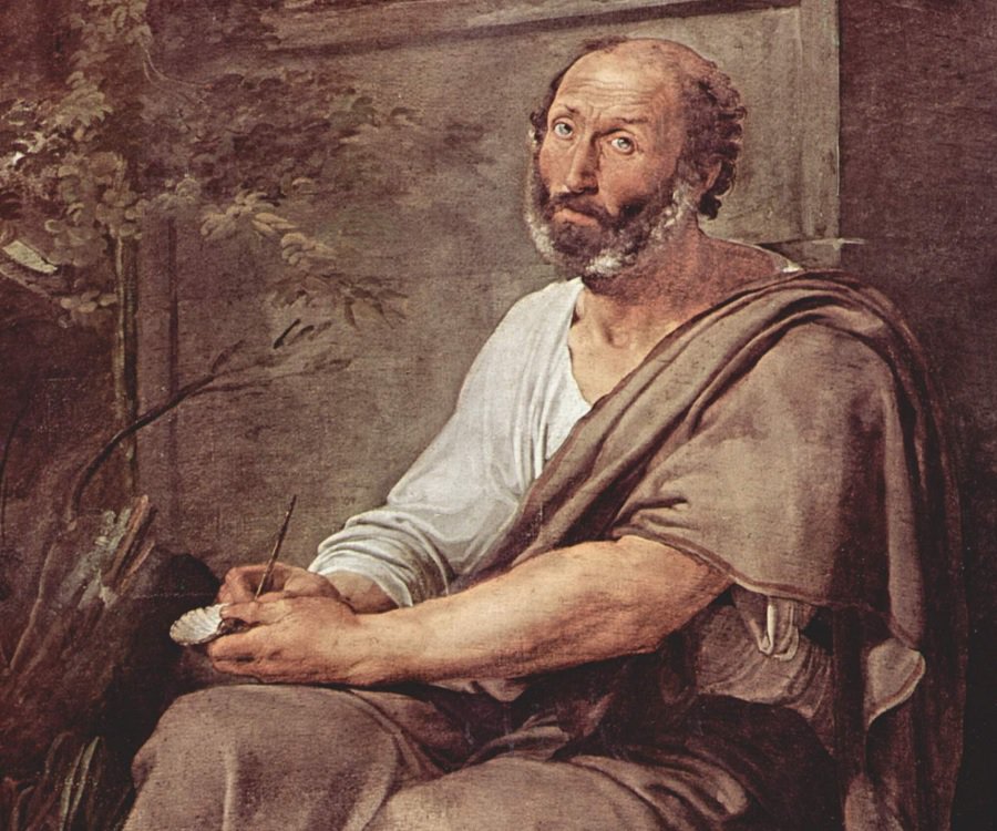  Аристотель, картина Франческо Айеца