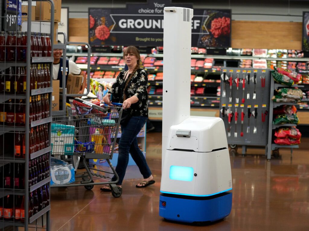 Роботы для инвентаризации в Walmart