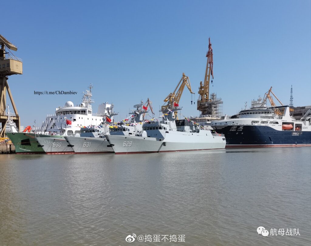 ВМС Китая получили сразу три новых корвета