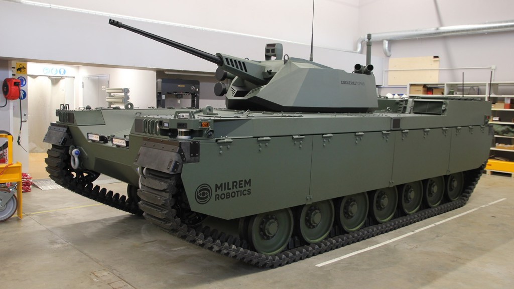 Видео: европейцы начали испытывать прототип беспилотного «танка»