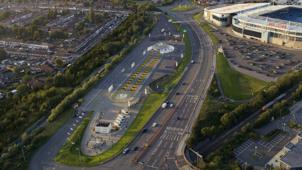 Первый в мире аэропорт для летающих автомобилей и дронов доставки появится в Ковентри