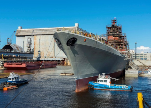 Анонсированы испытания мощнейшего российского надводного корабля