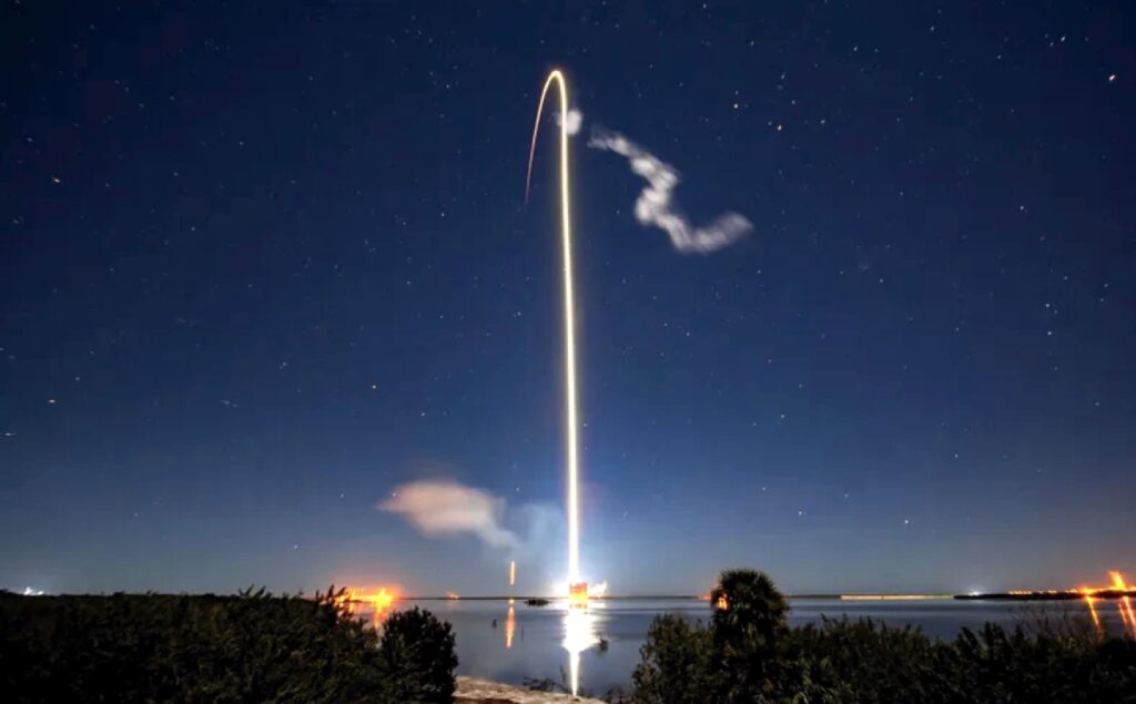 Запуск аппаратов Starlink