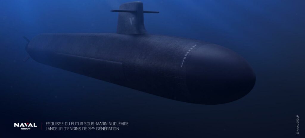 Франция начала разработку стратегической атомной подлодки нового типа