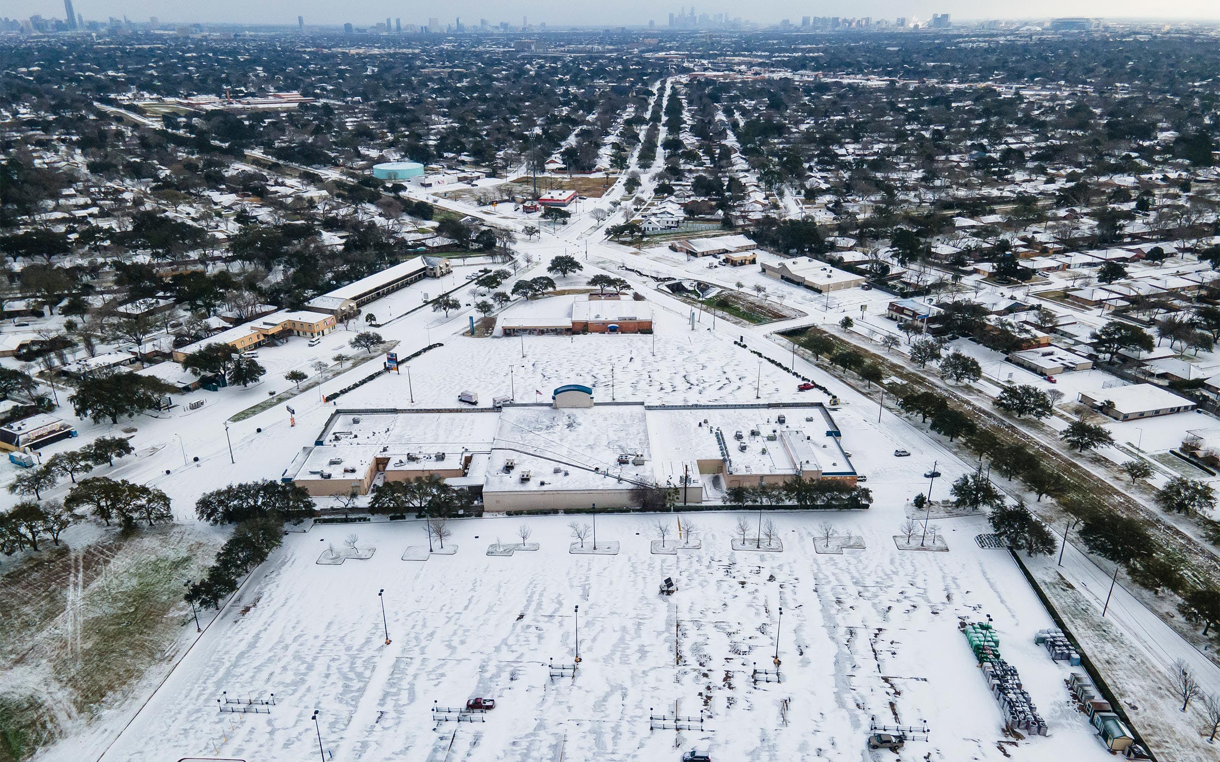 Снег в Техасе
