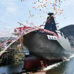 Япония спустила на воду головной фрегат нового поколения
