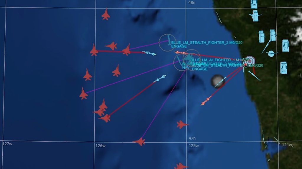 Истребители F-16 под управлением ИИ продемонстрировали ближний воздушный бой в симуляции